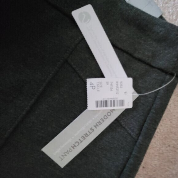 New Reitmans Pants NWT Comfort Modern Stretch Pant Legging Gray Size 4 Petite - Picture 4 of 7